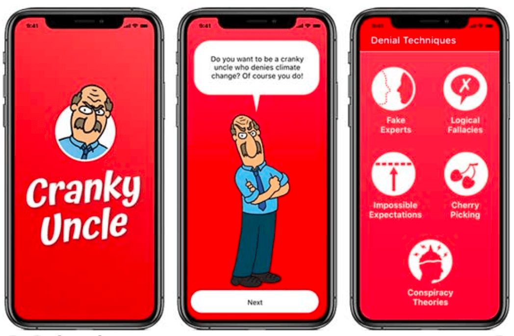Spielend Lernen mit „Cranky Uncle“: Neue Smartphone-App soll über Desinformations-Strategien aufklären