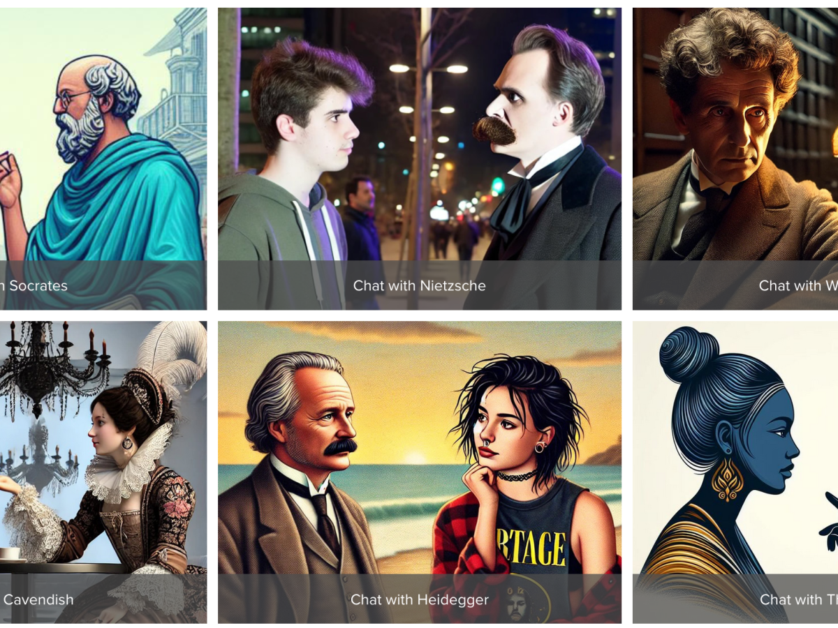 Eine Zeitreise mit ChatGPD unternehmen und mit Philosophen über die Welt&nbsp;sprechen